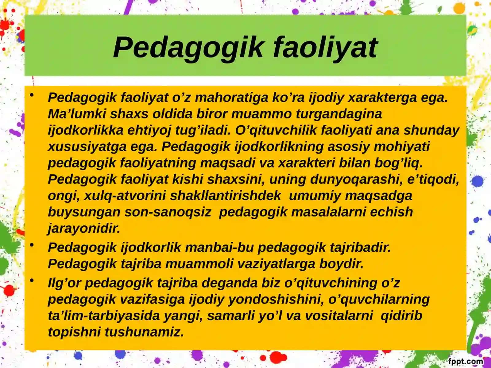 Mavzu rejasi - Pedagogik ma’lumotlarni ajratish, ko’nikmalar va ularni to’g’ri tanlash 3