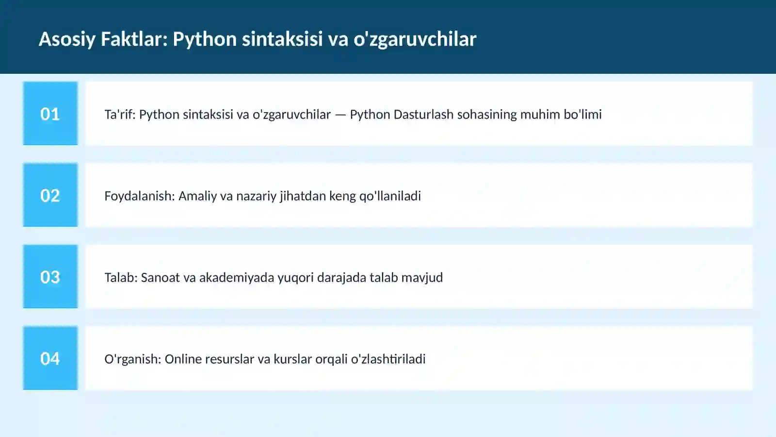DASTURLASH | PYTHON DASTURLASH 3