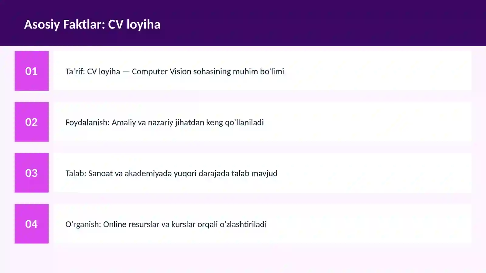 CV loyiha 3