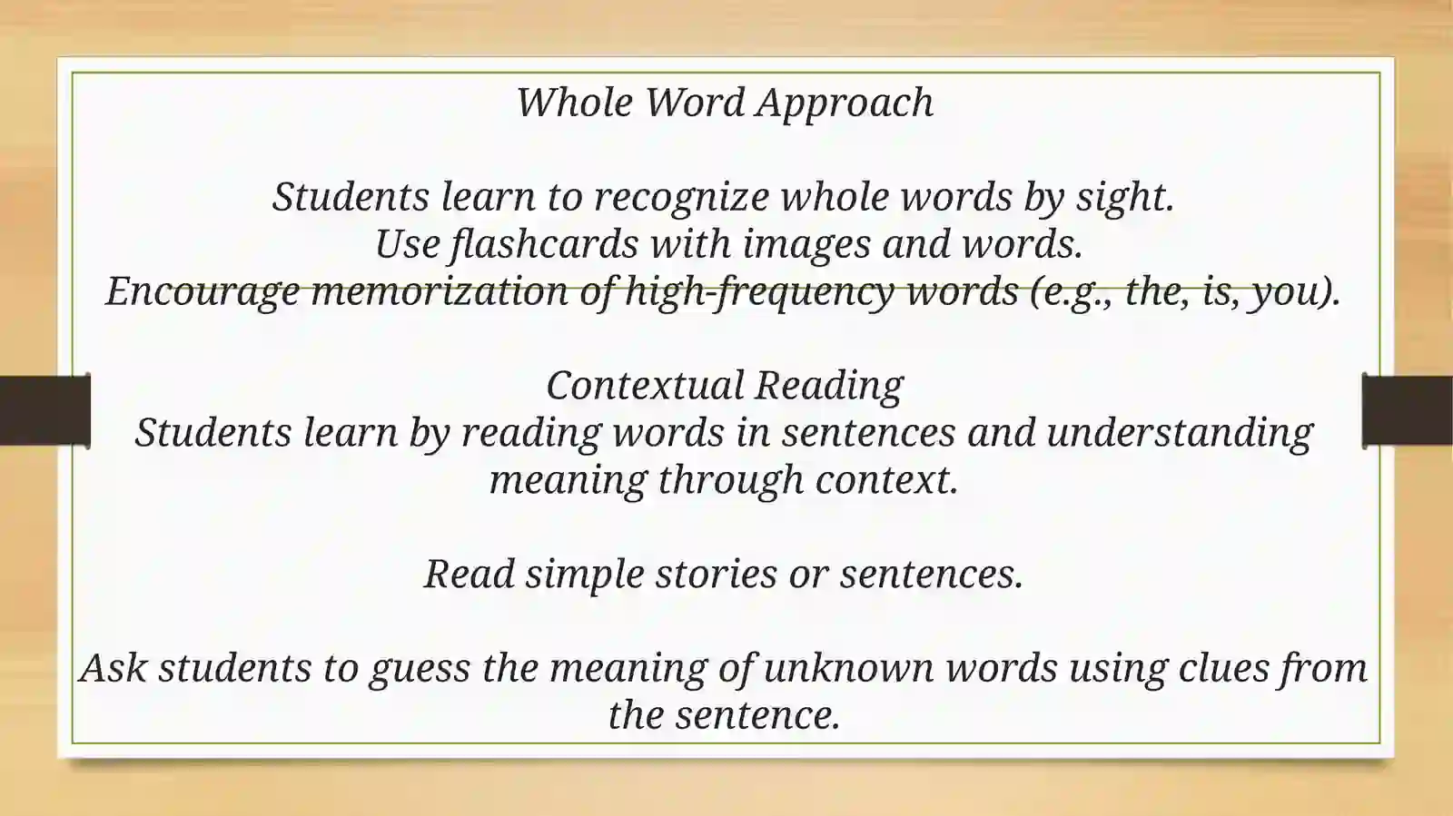 Main Approaches to Teaching Reading 3