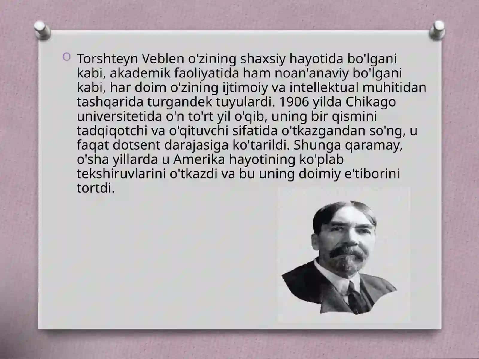 Torsteyn Veblenning sotsiologik g‘oyalari 3