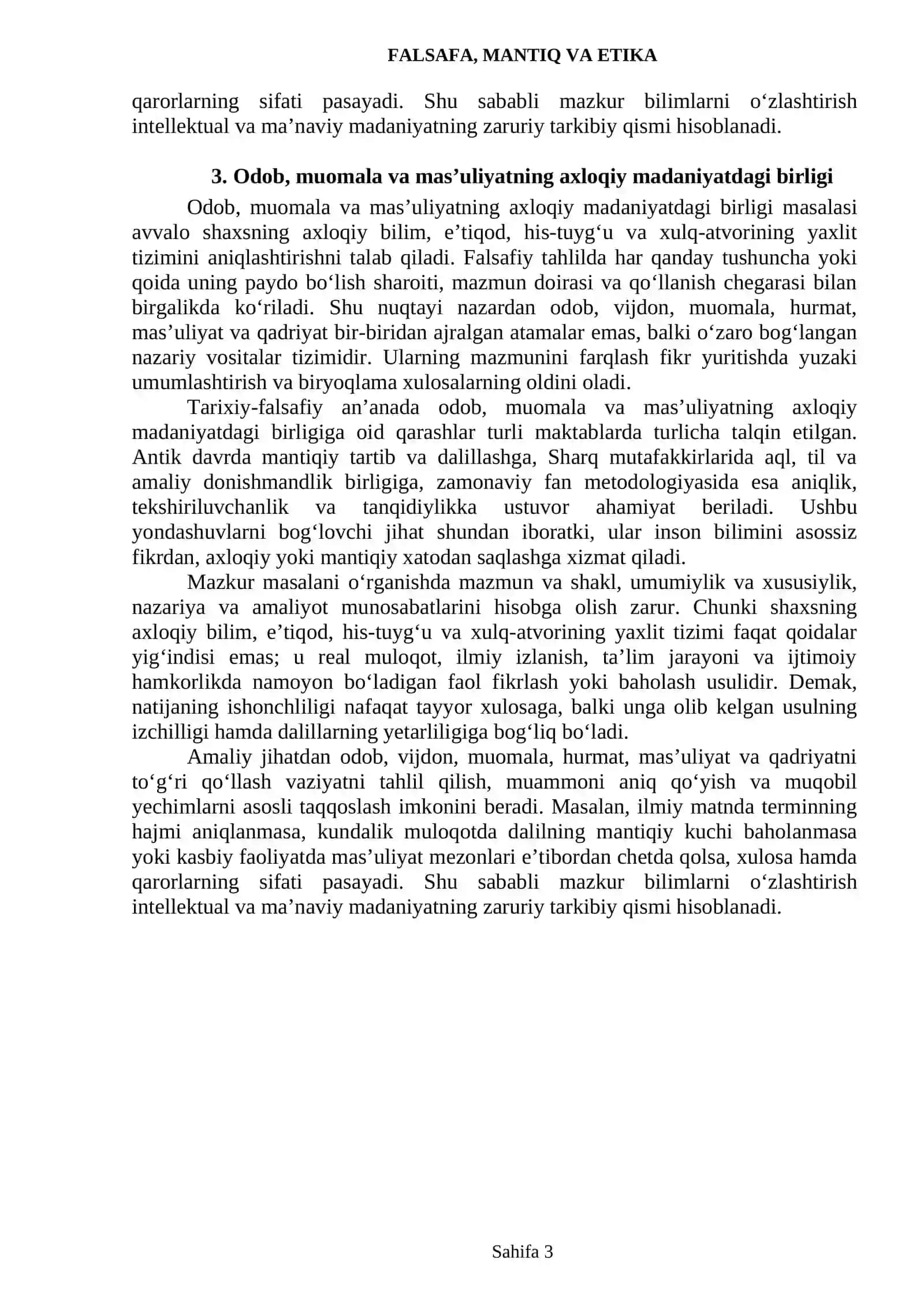 Axloqiy madaniyat va axloqiy qadriyatlar 3