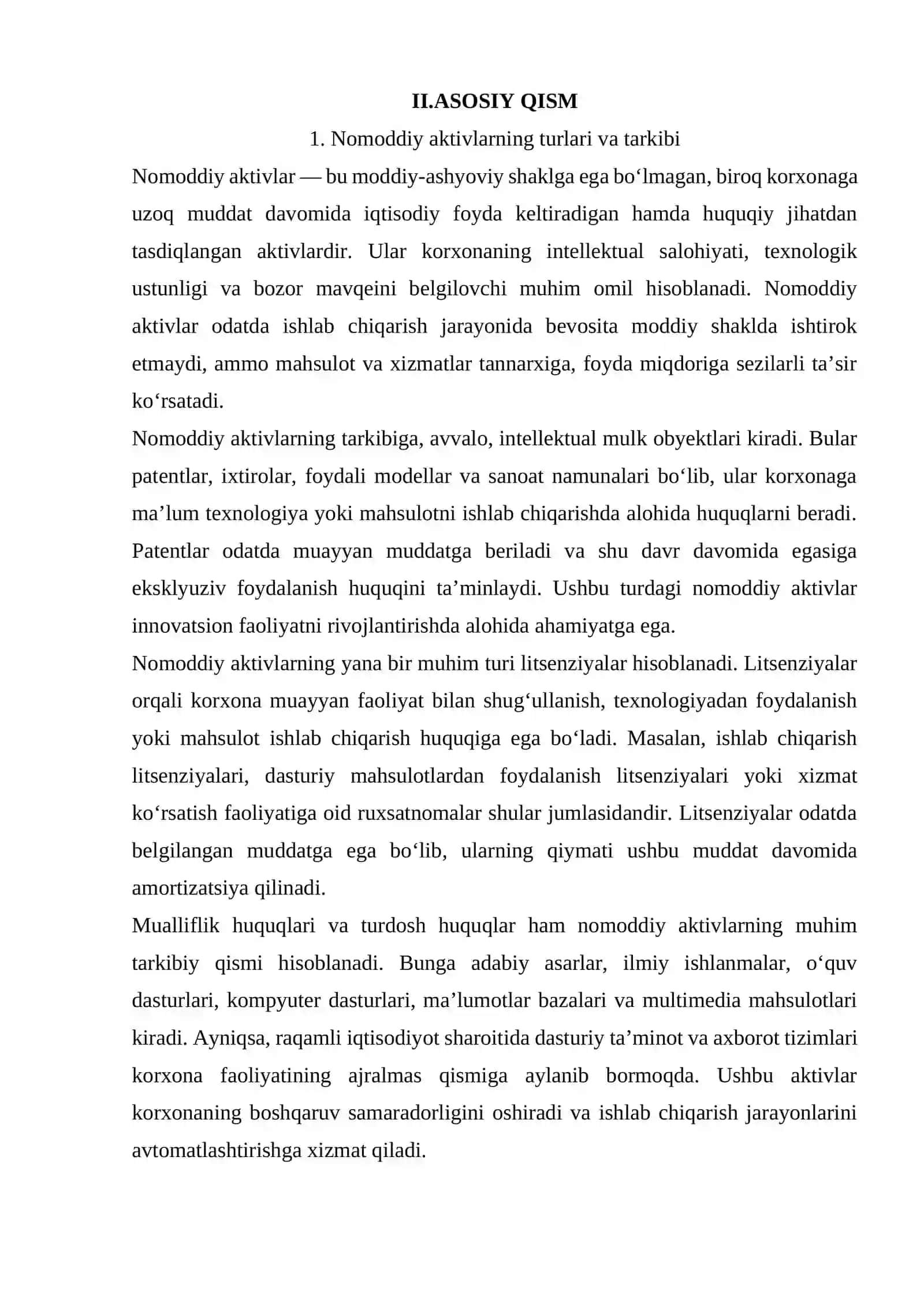 NOMODDIY AKTIVLARGA AMORTIZATSIYA HISOBLASH 3