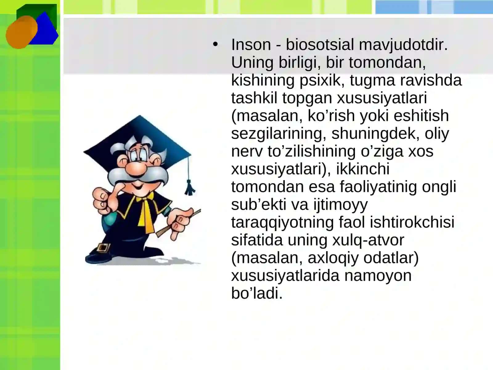 Ijtimoiy muhitni shaxs rivojlanishiga tasiri 3
