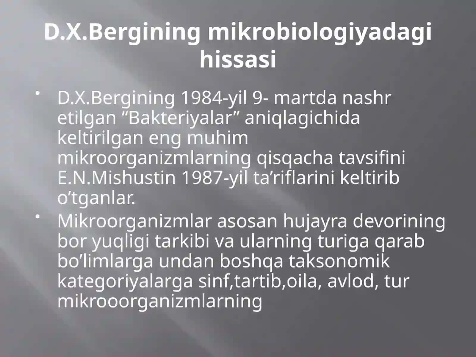 Tuproq mikrobiologiyasi faniga hissa qo'shgan olimlar 3