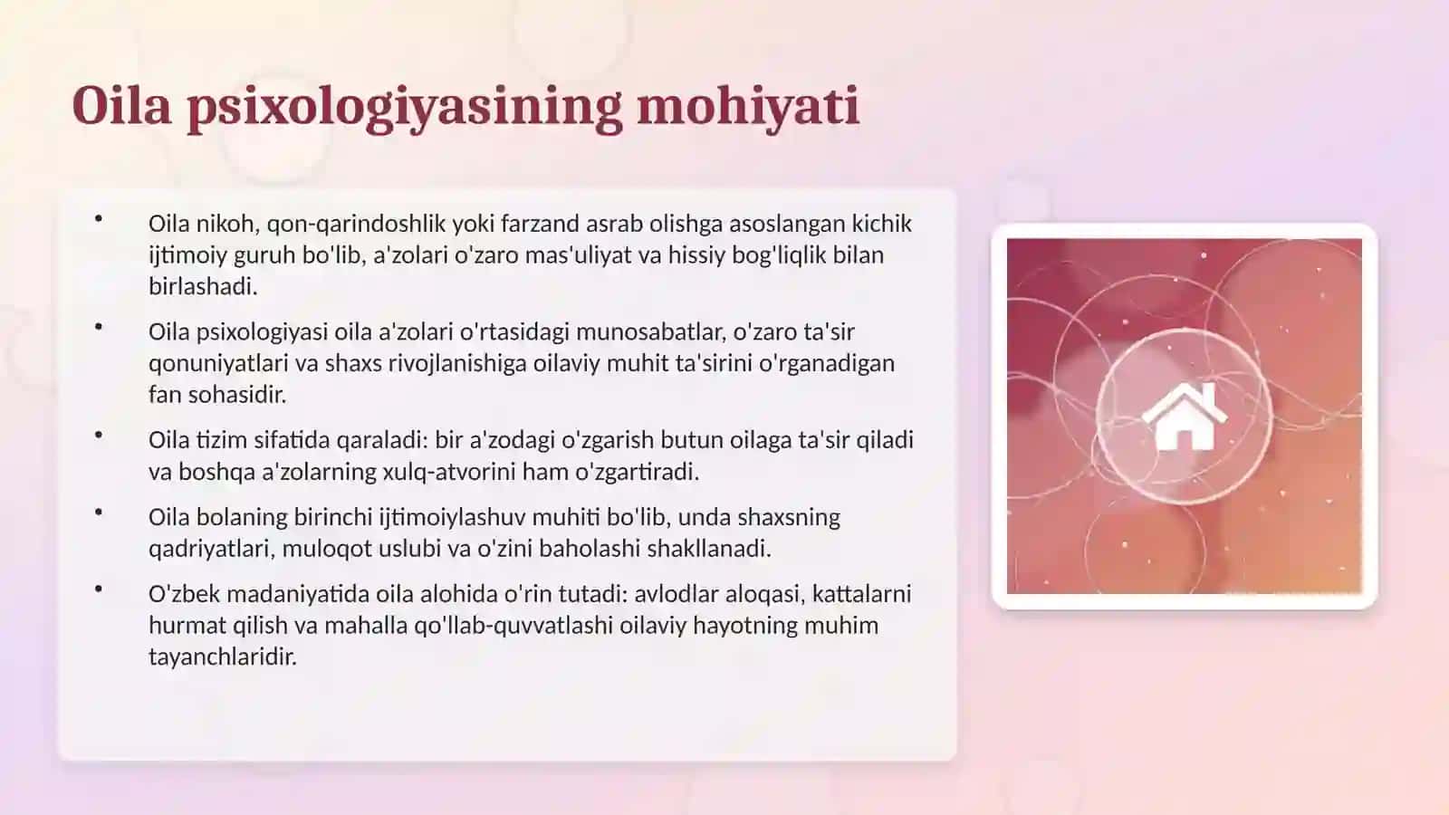 Oilaviy munosabatlar va oila psixologiyasi 3