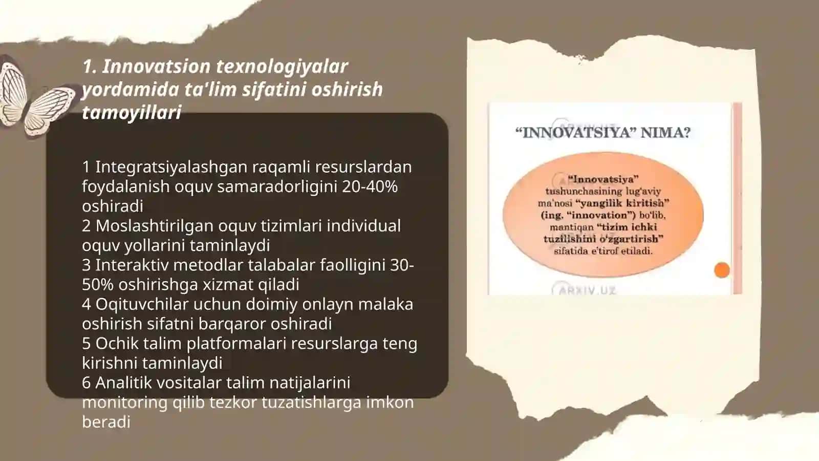 Innovatsion texnologiyalar yordamida ta'lim sifatini oshirish tamoyillari 3