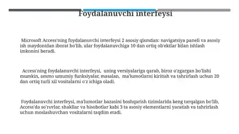 Microsoft Access Fayl Kengaytmalari 3