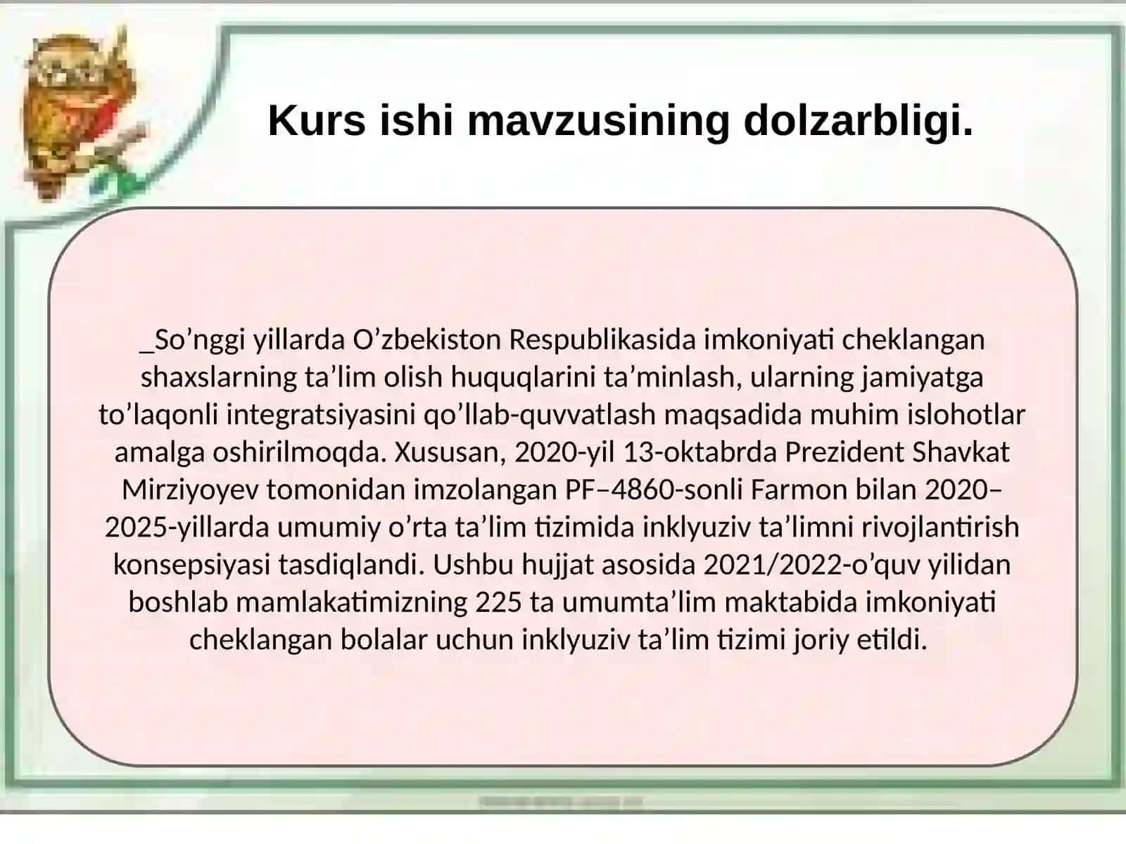 Kursishimavzusi 3