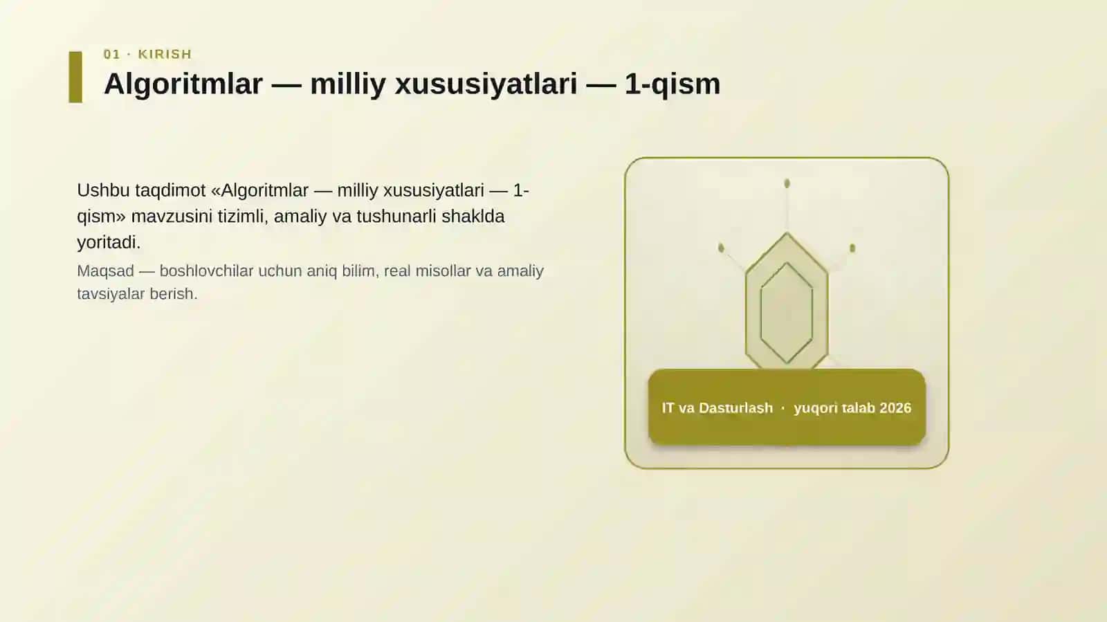 Algoritmlar — milliy xususiyatlari — 1-qism 3