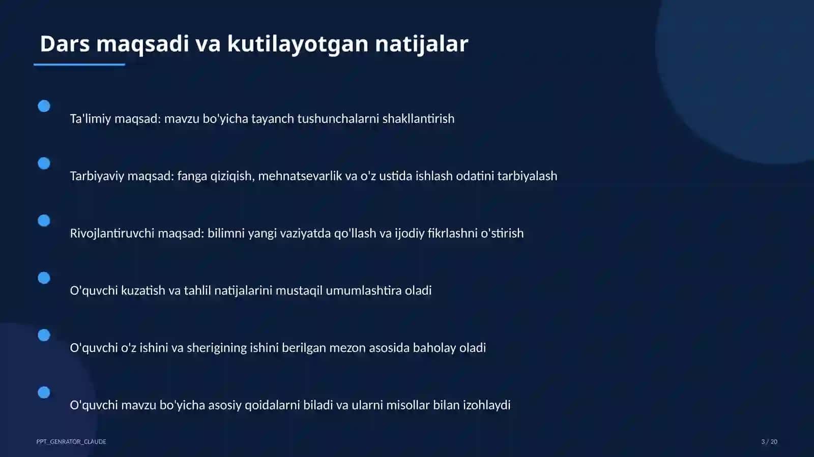 Rus tilida sodda gap va uning bo'laklari (8-sinf) 3