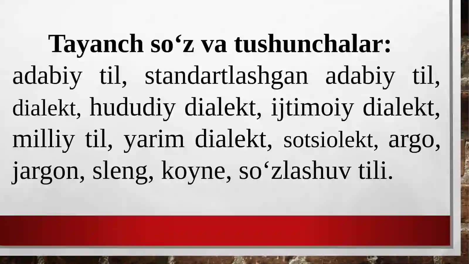 Lisoniy hamjamiyatning muloqot  vositalari 3