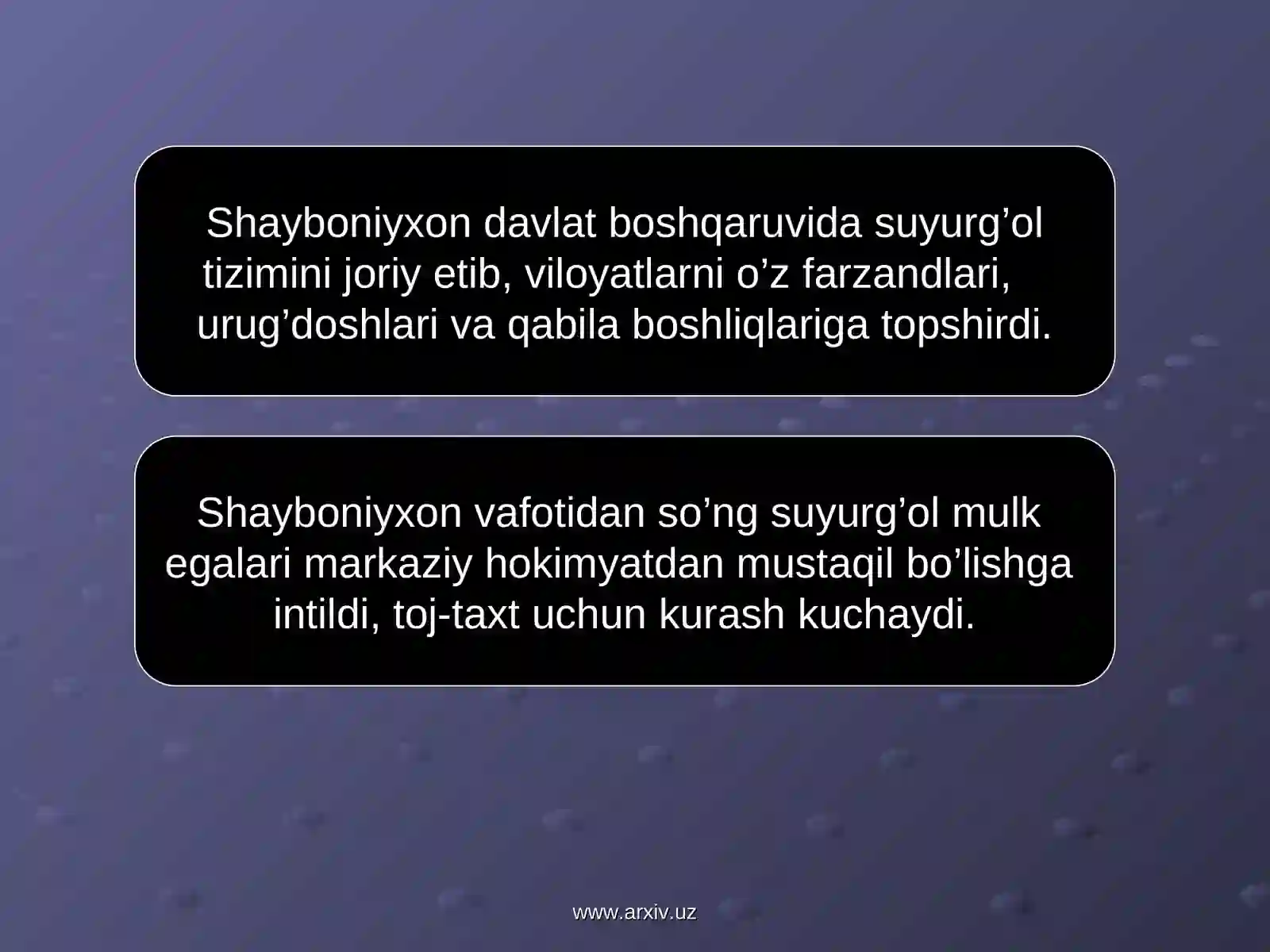 Buxoro xonligi 3