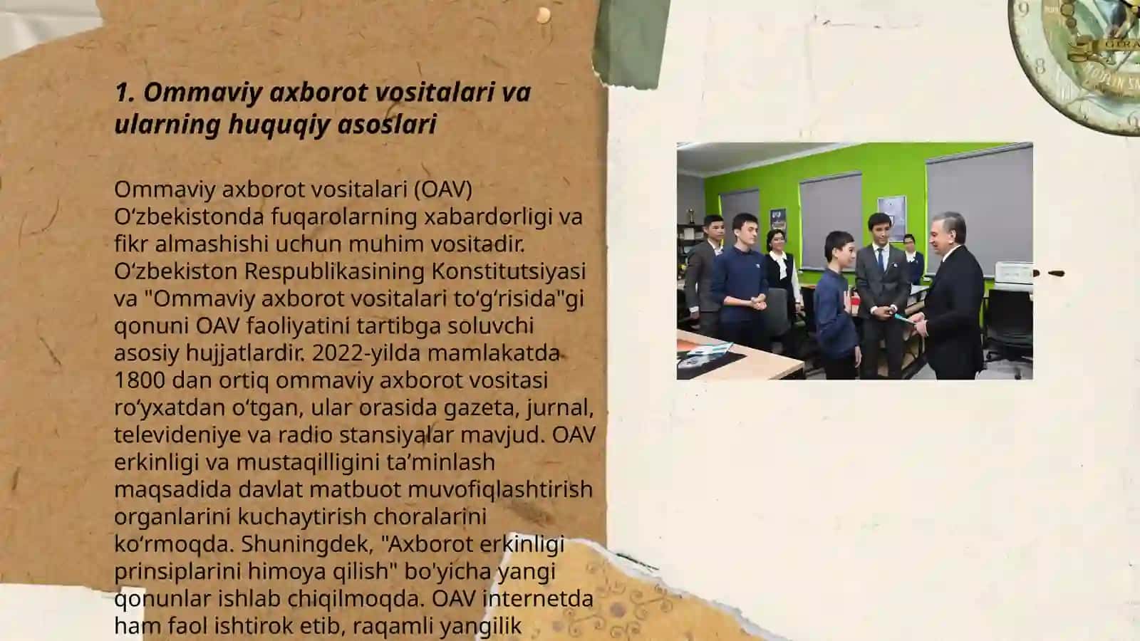 Ommaviy axborot vositalari va ularning huquqiy asoslari 3