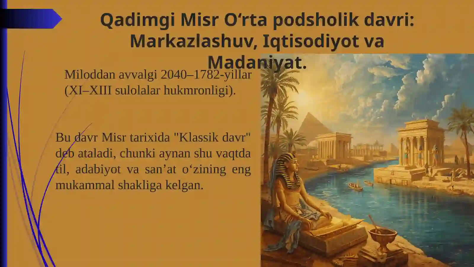 O‘RTA PODSHOLIK DAVRIDA MISR DAVLATI 3