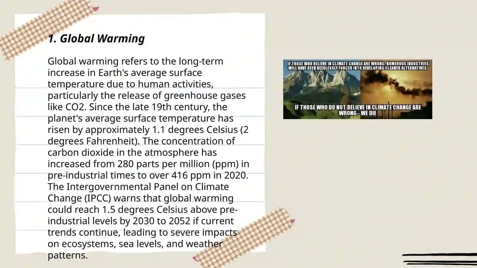 Climate Changes 3
