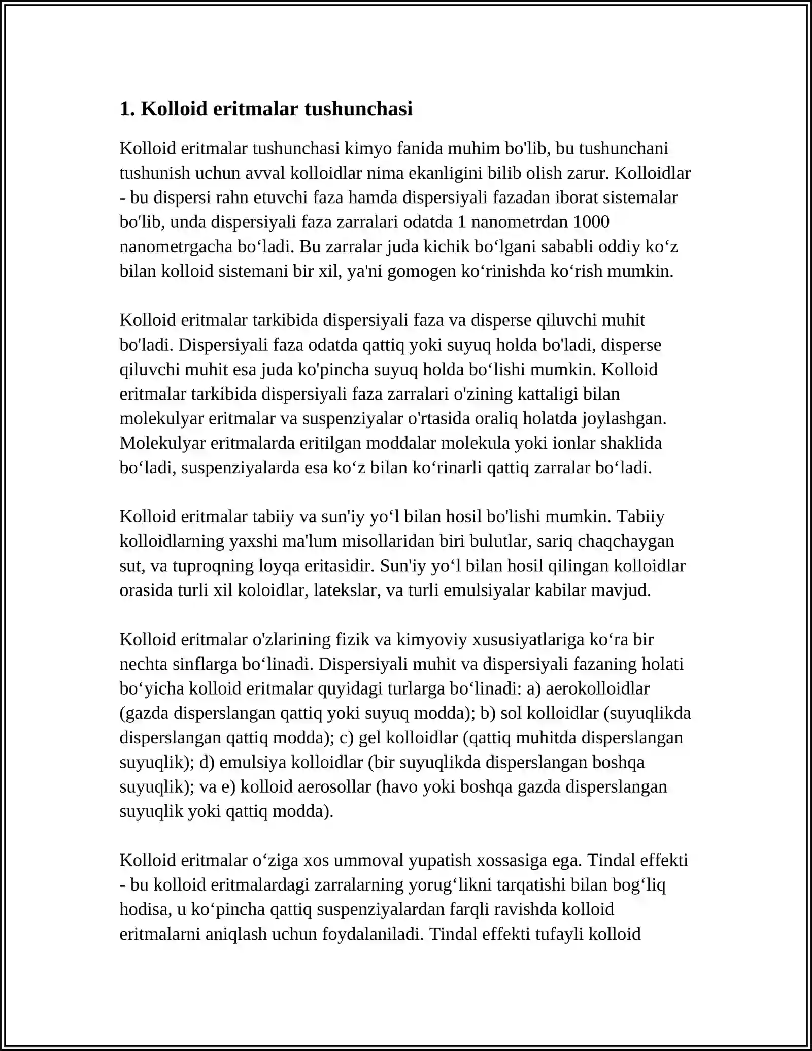 Kolloid eritmalari 3