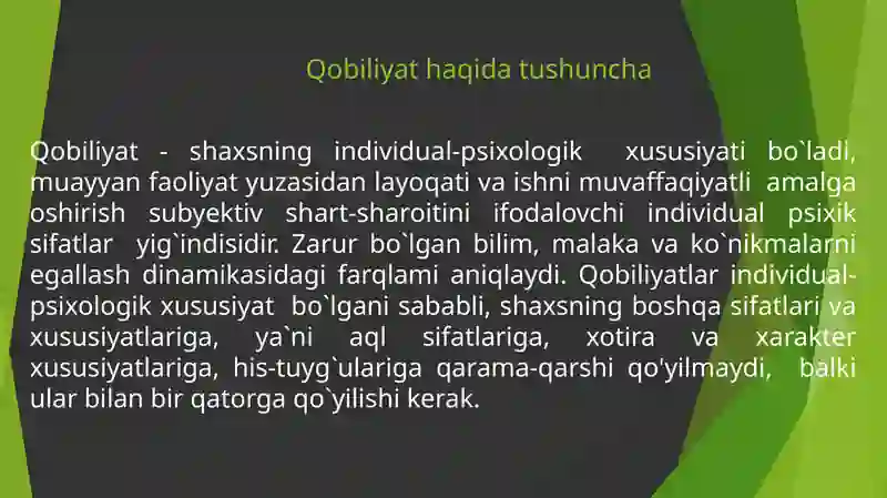 Qobiliyat 3