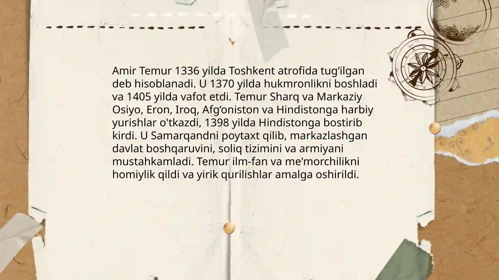 Amir Temur va Temuriylar Davri 3