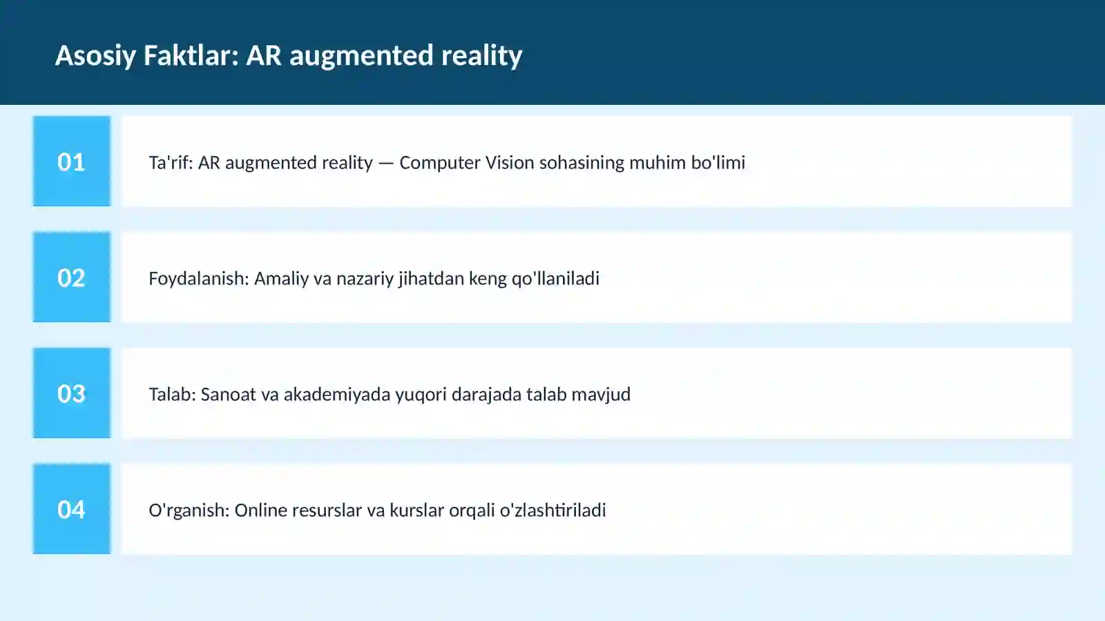 AR augmented reality 3