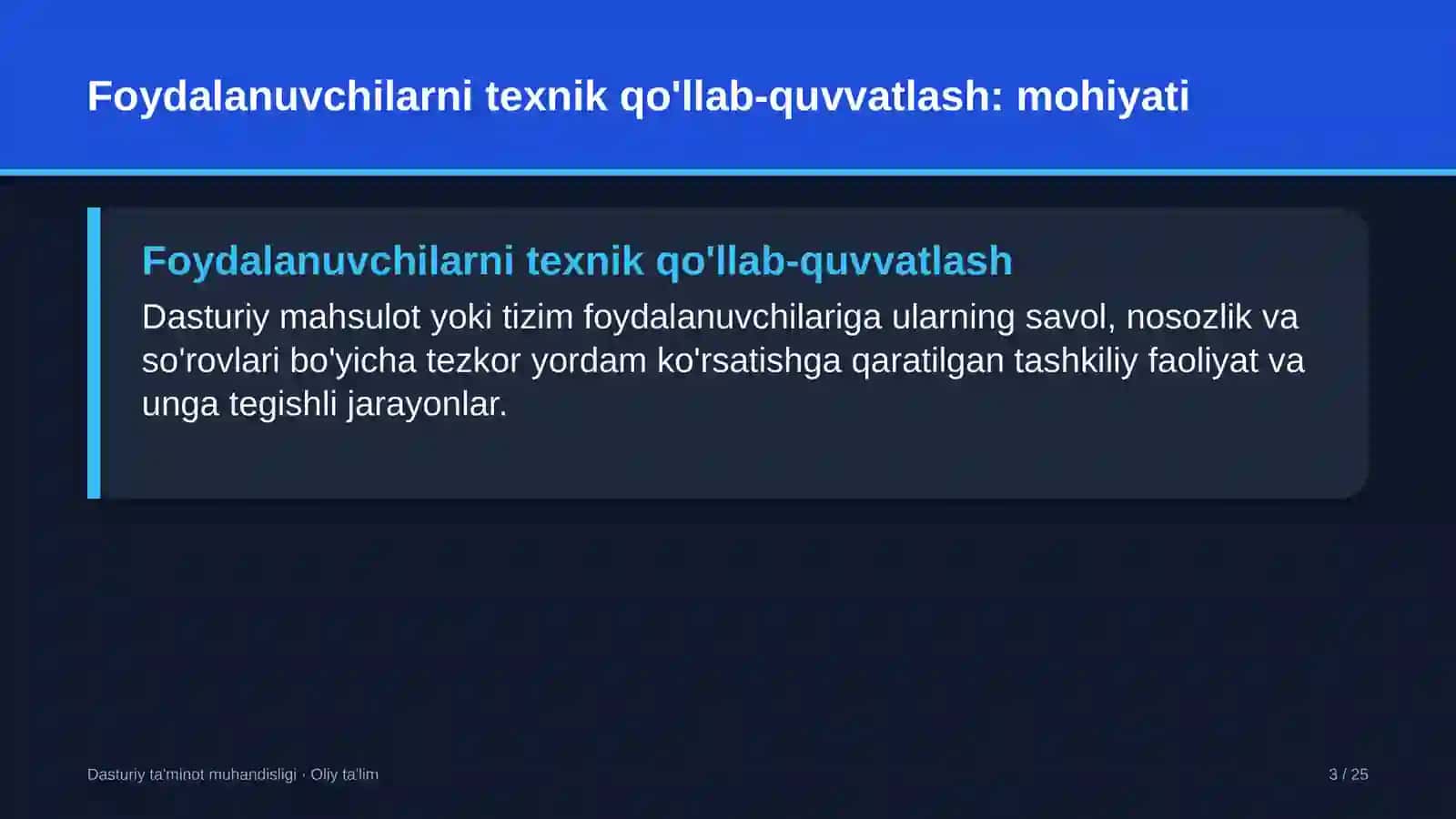 axborot texnologiyalari sohasida foydalanuvchilarni texnik qo'llab quvvatlash 2562 3