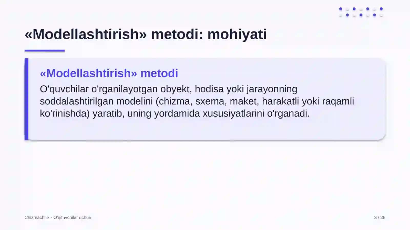chizmachilik darslarida modellashtirish metodidan foydalanish 1768 3