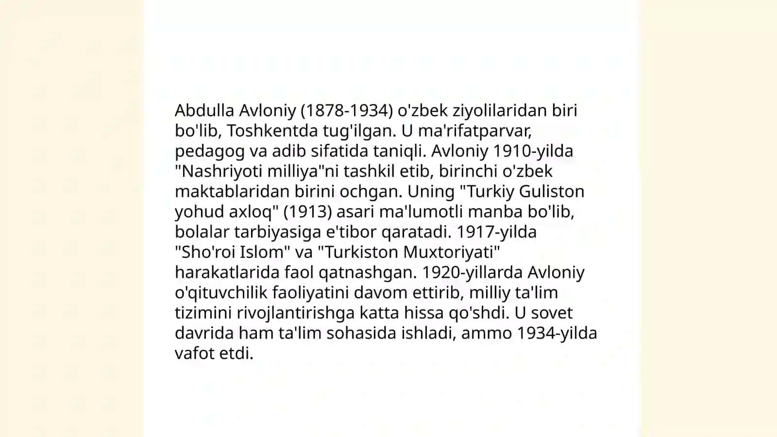 "ABDULLA AVLONIY ilmiy merosi va tarbiyaviy ahamiyati" 3
