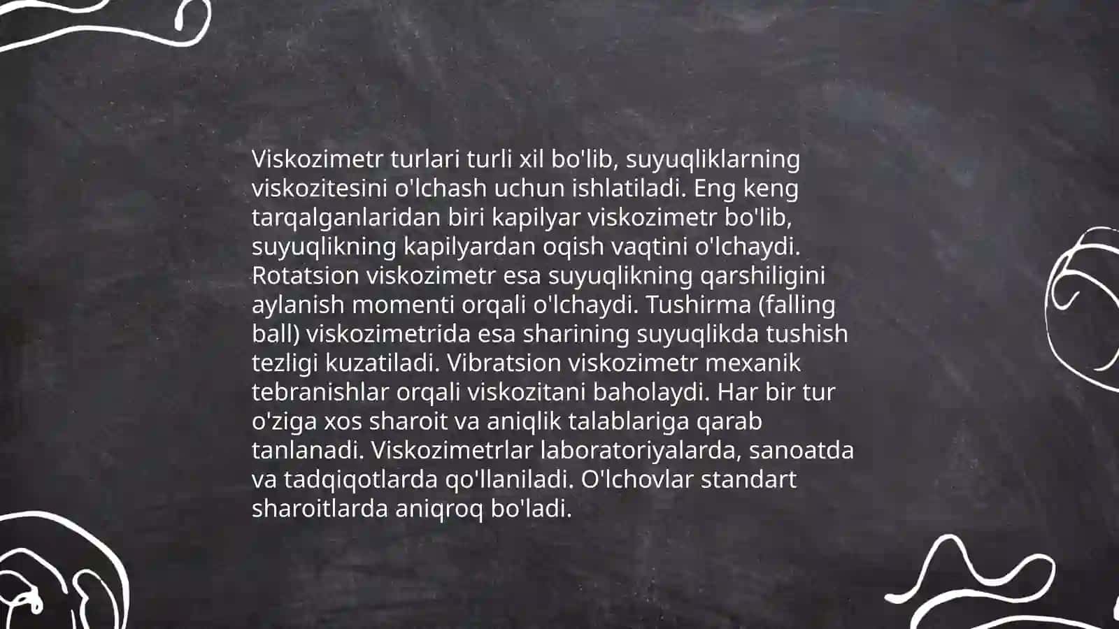Viskazometrda ishlash 3