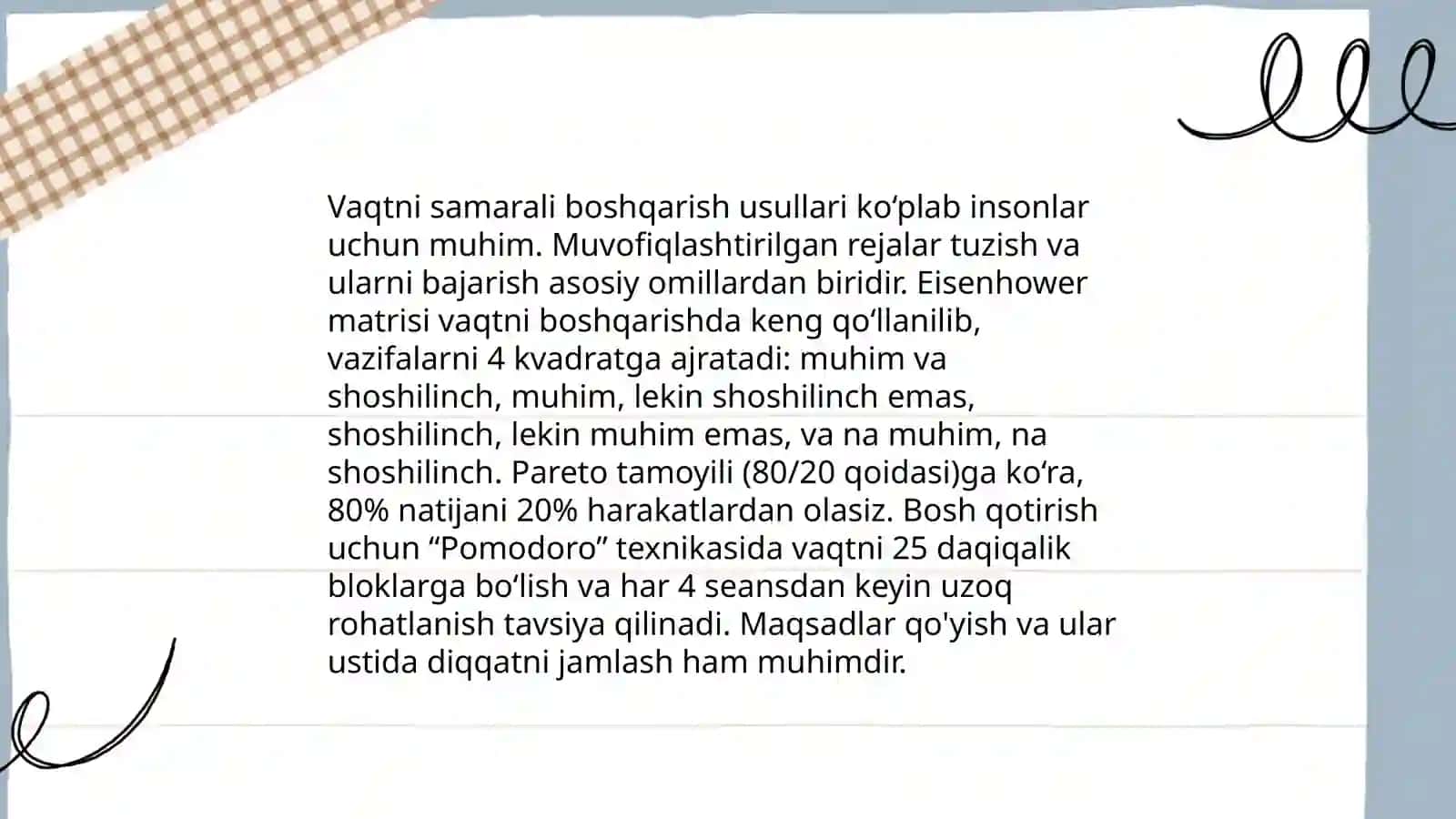 Shaxsiy samaradorlik va munosabatlar 3