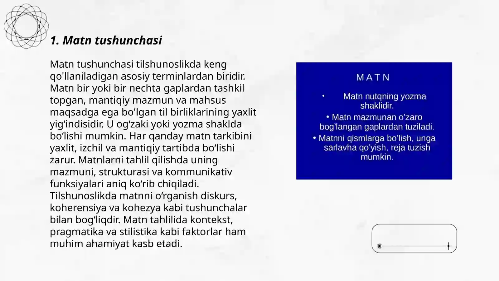 Matn va uning turlari 3