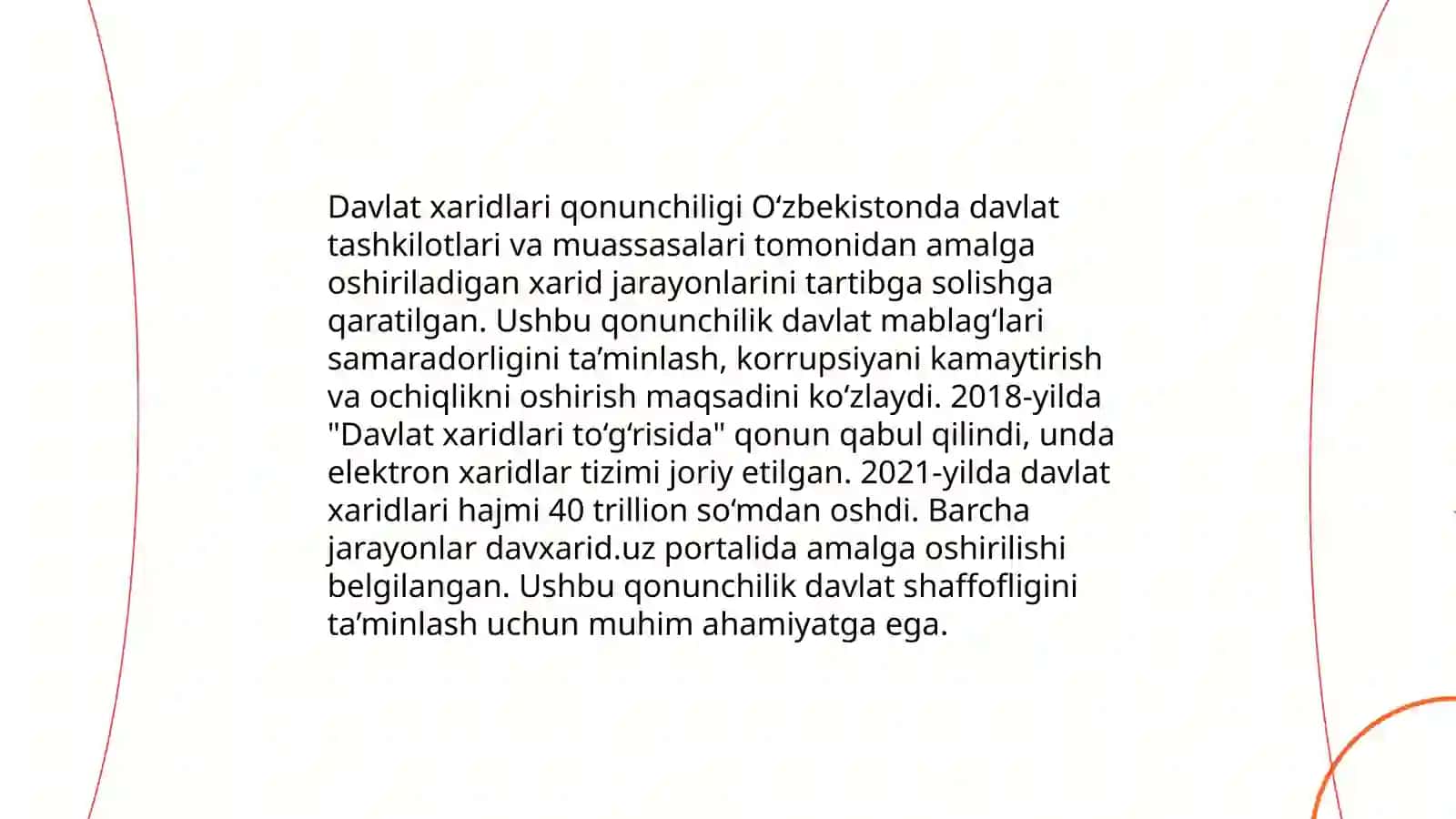 Davlat xaridlari haqida Isanova 3