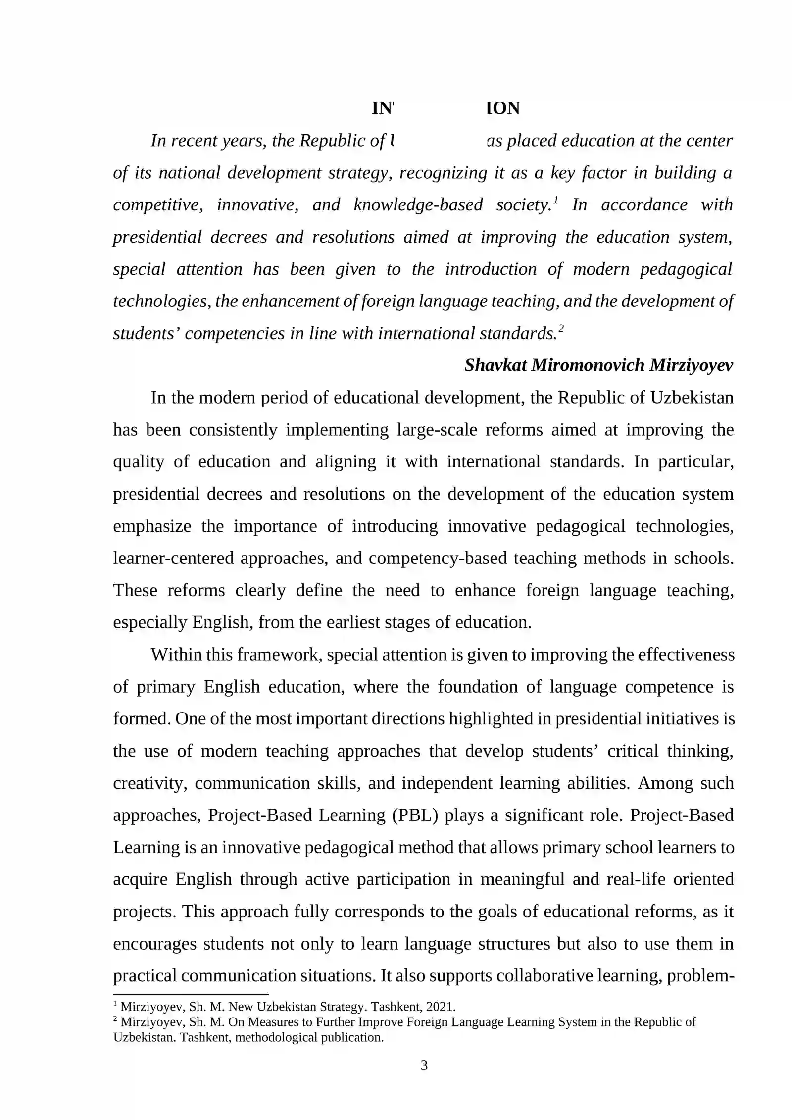 Project-Based Learning in Primary English Education 3