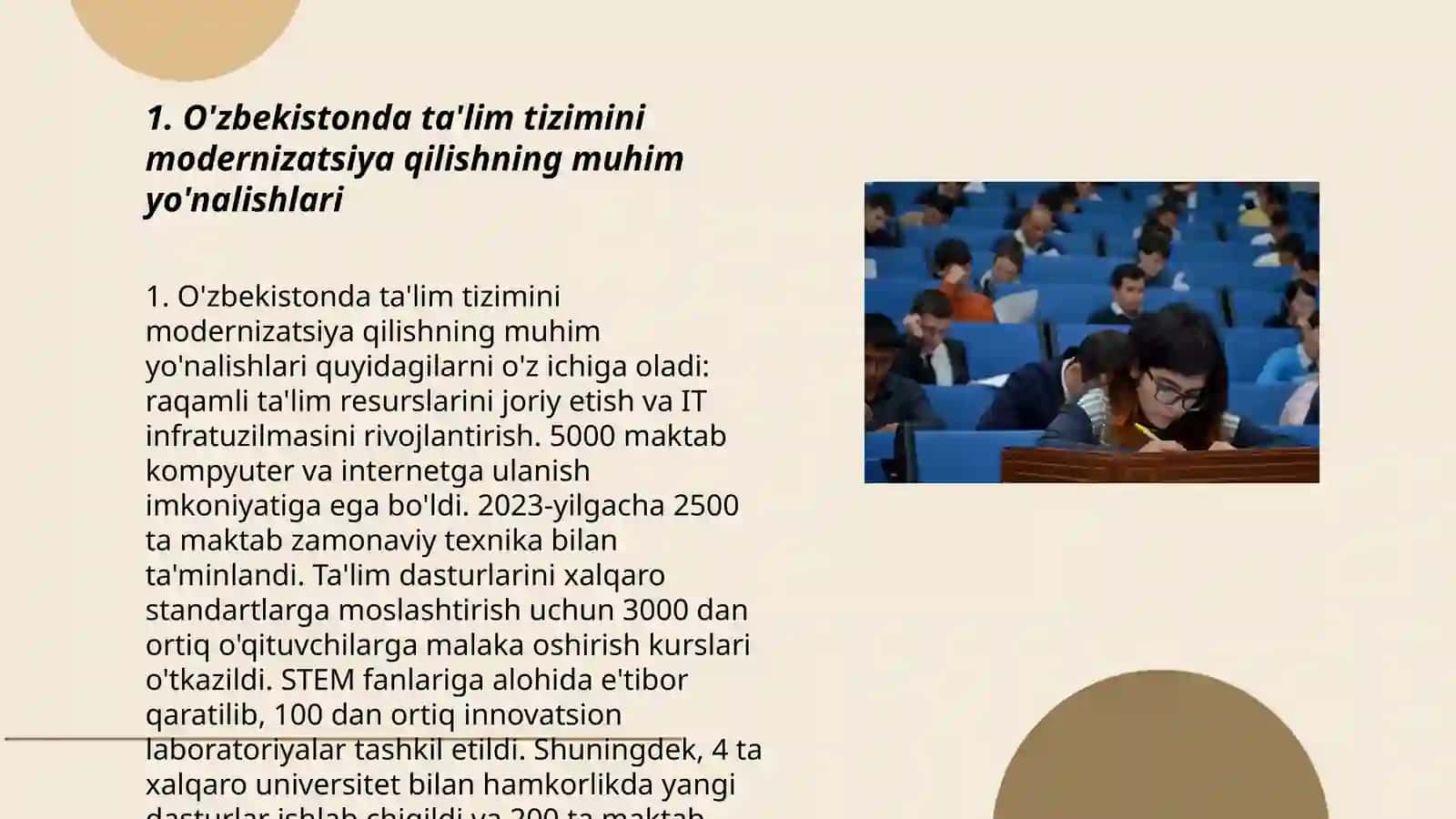 O'zbekistonda ta'lim tizimini modernizatsiyalash jarayoni 3
