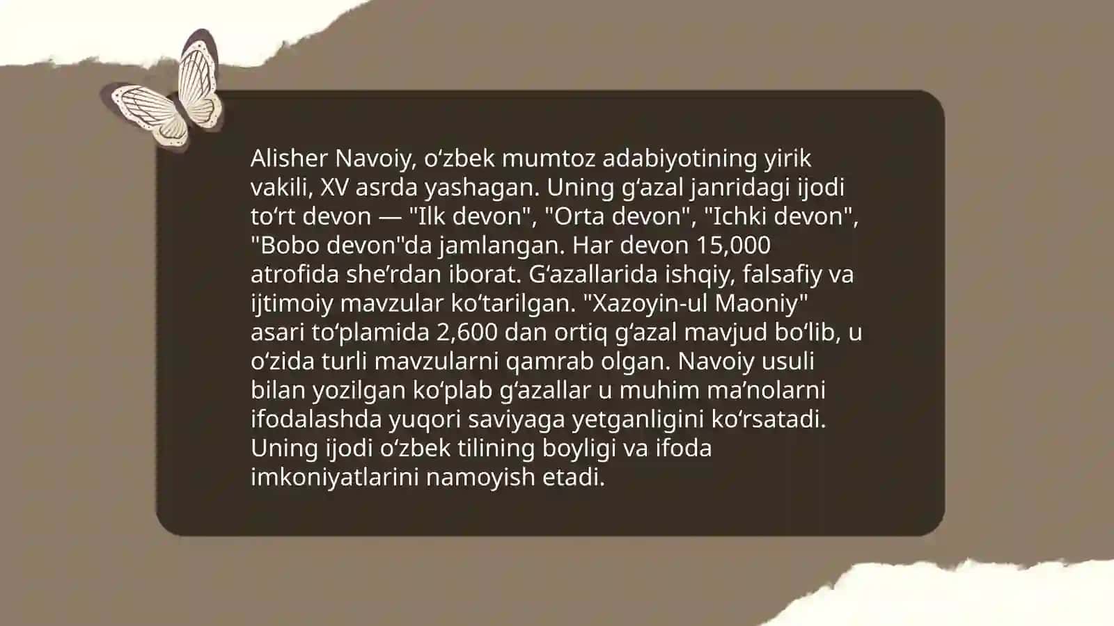 Navoiyning lirikasi 3