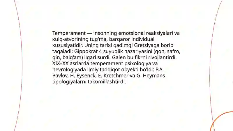 Temperament 3