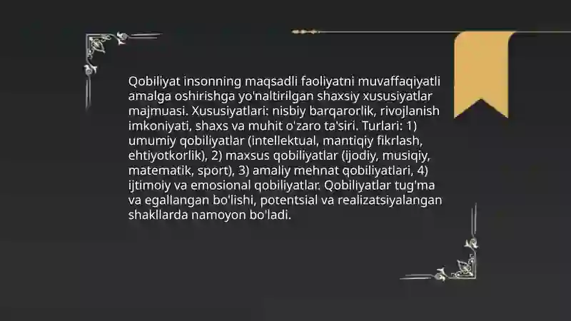 Qobilyat 3