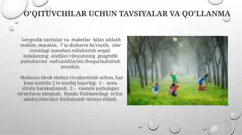 Bolalarda Fazoviy Yo'nalishni O'rgatish 3
