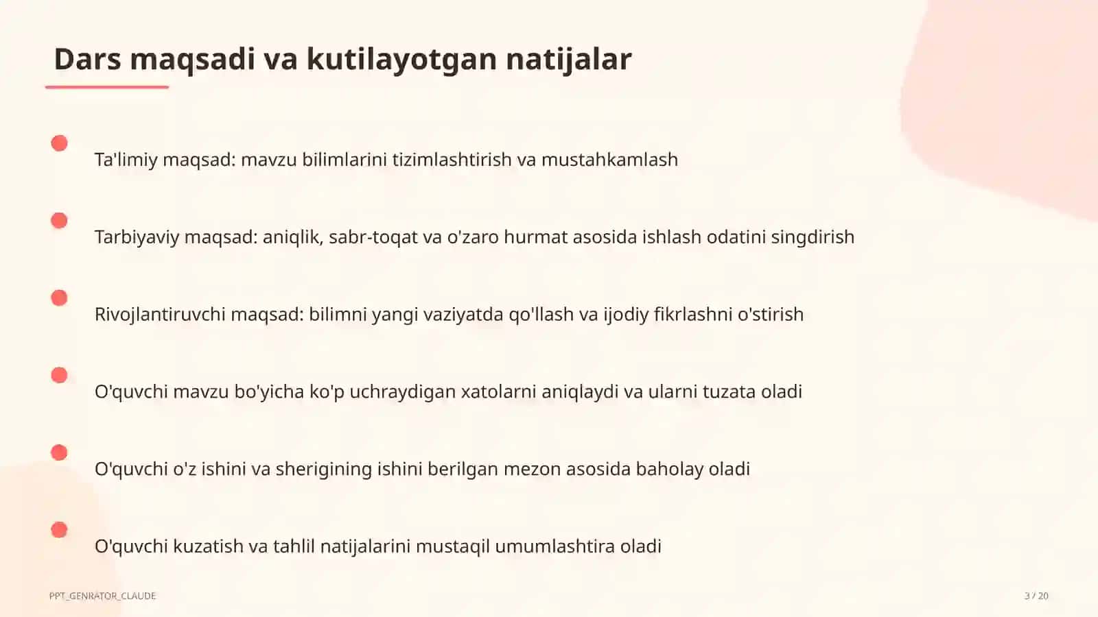 Fitnes va mustaqil mashg'ulot rejasi (11-sinf) 3