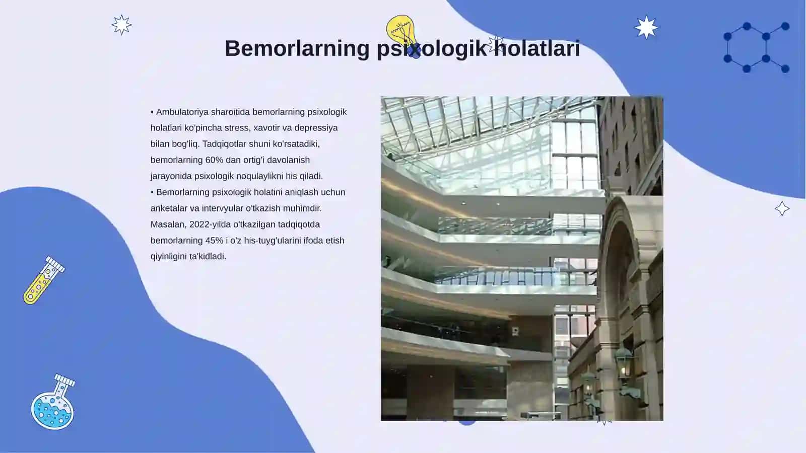 Ambulatoriya sharoitida bemorlarga bemorlar bilan munosabatda bo'lish pisixologiyasi 3