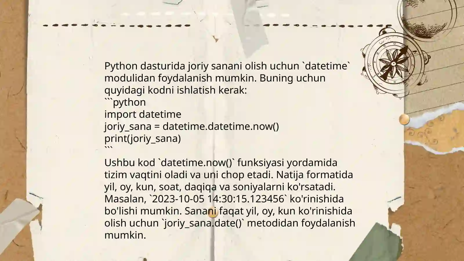 Python Datetime Modullari 3