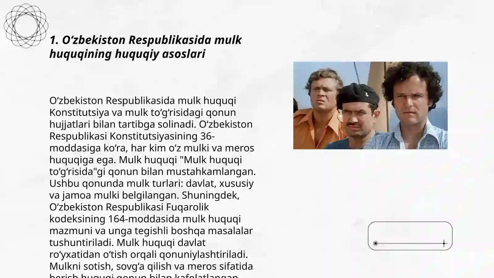 O‘zbekiston va Rim huquqida mulk huquqini himoya qilish 3