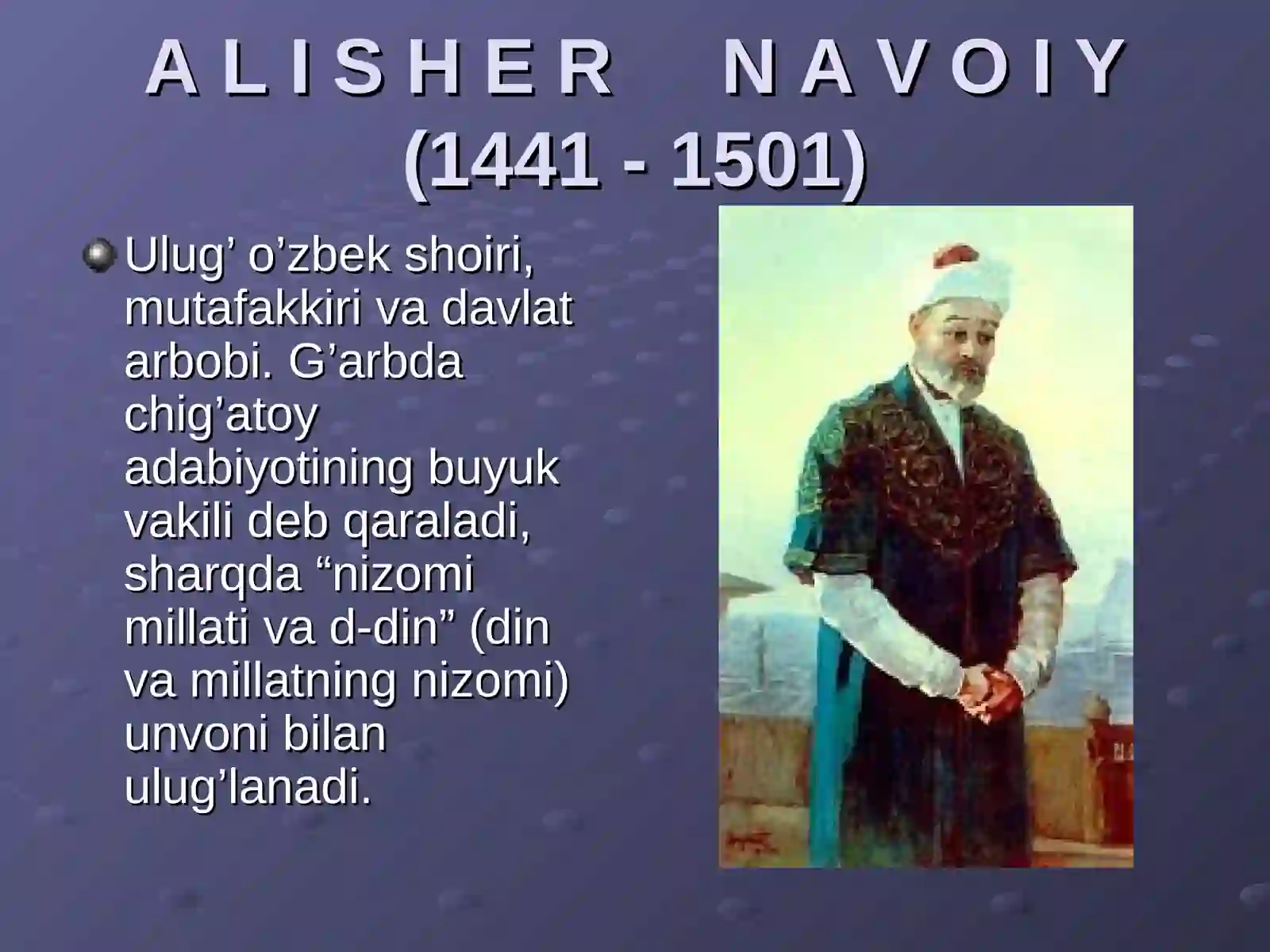 Alisher Navoiy 3