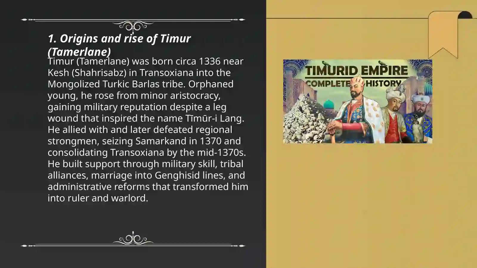 History of Timured Empire 3