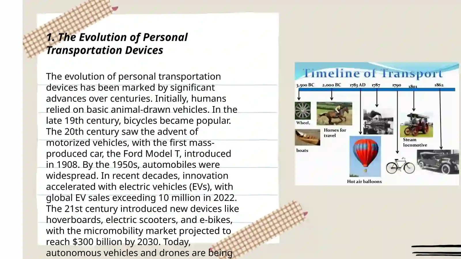 The Evolution of Personal Transportation Devices 3