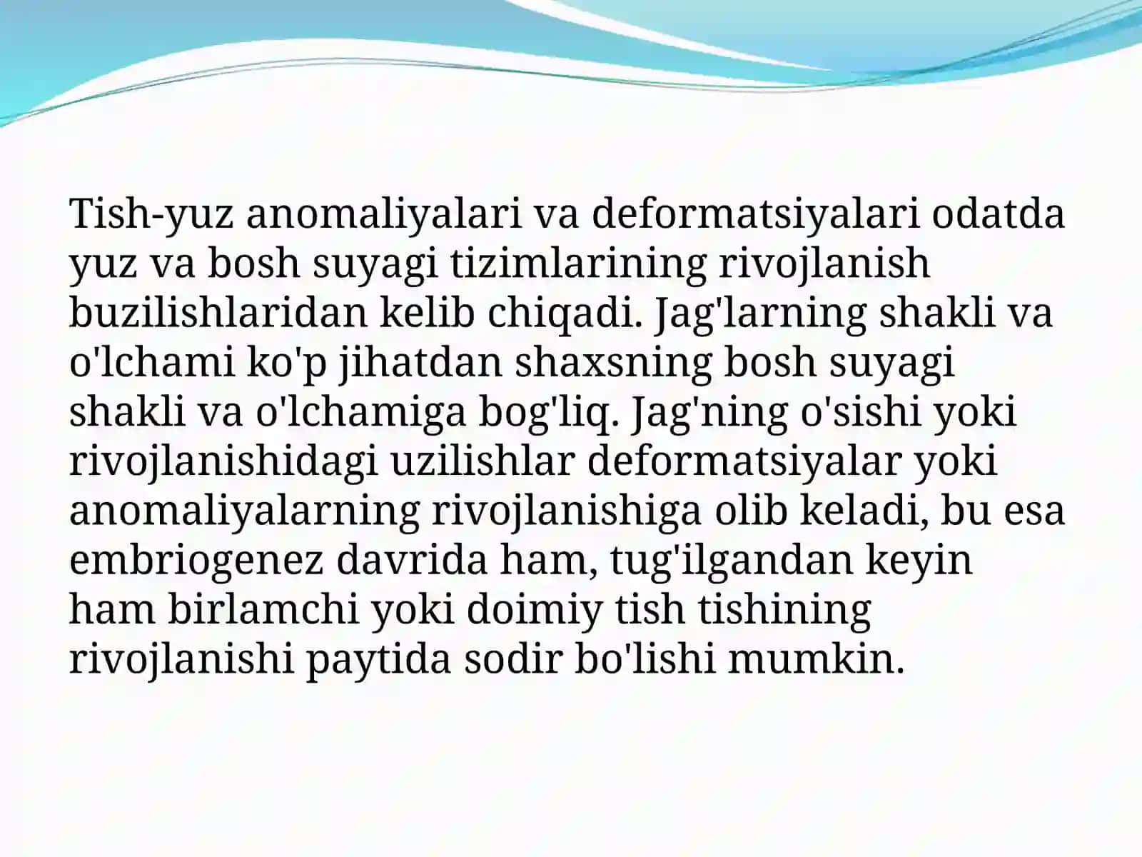 Jag' deformatsiyalari 3