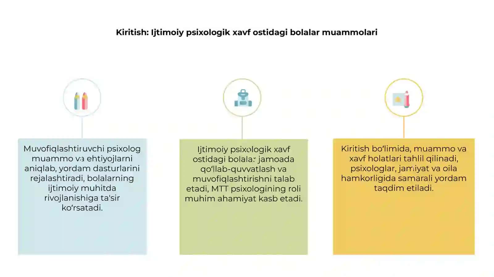Ijtimoiy psixologik xavf ostidagi bolalar bilan ishlashda MTT psixologining muvofiqlashtiruvchi roʻli 3
