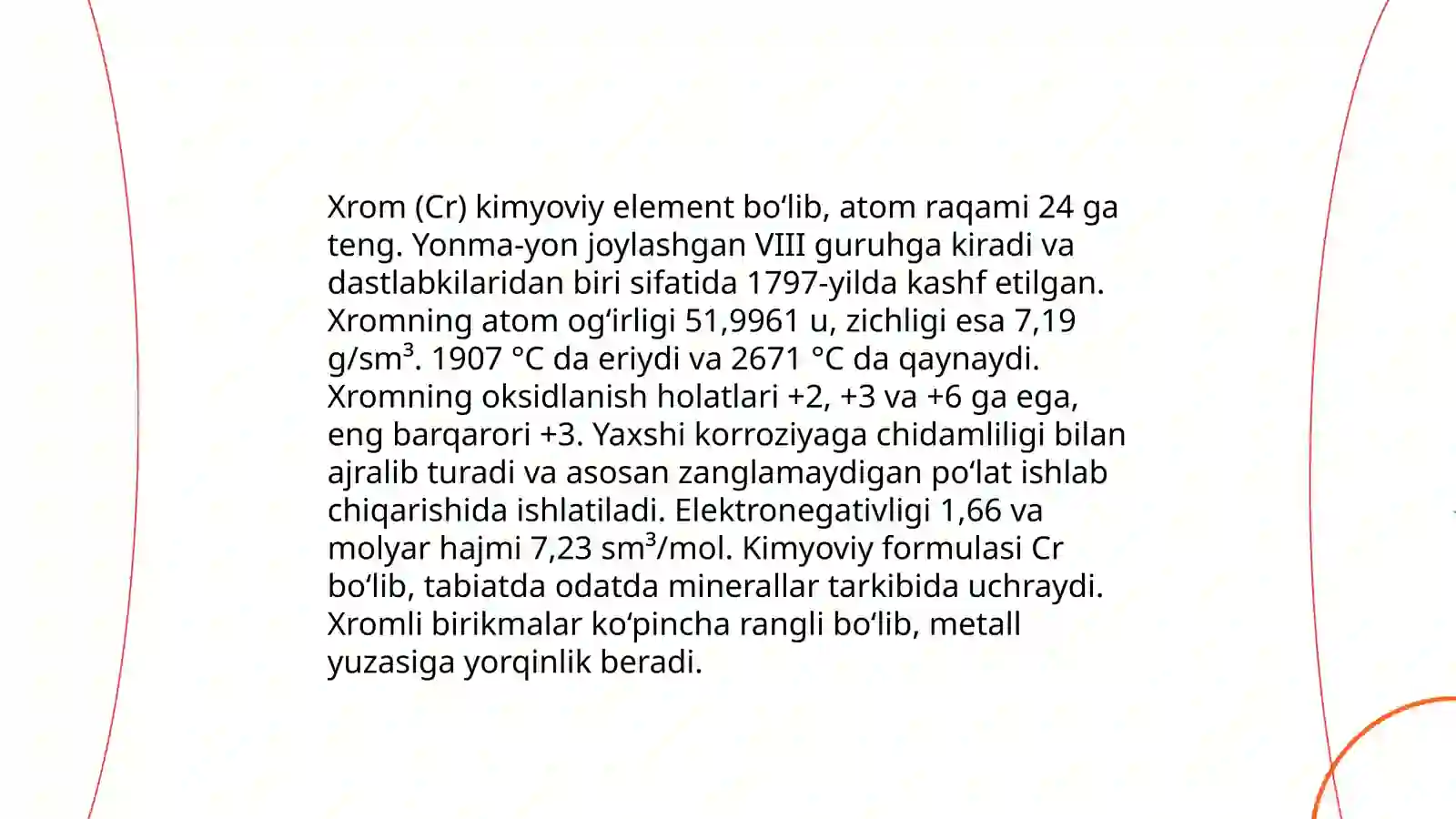 Xrom geokimyosi 3