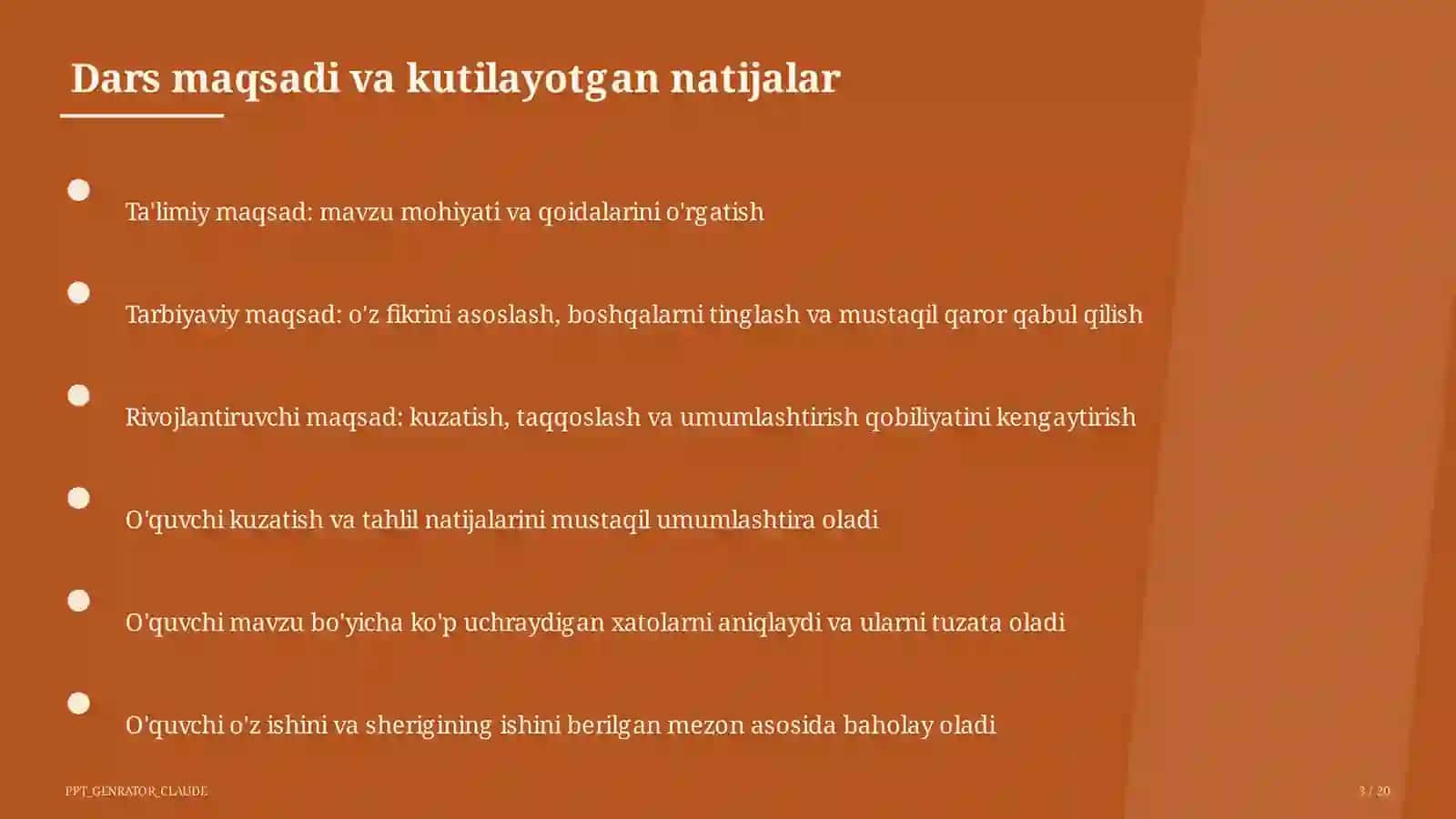 Interfaol metodlar: Venn diagrammasi va Insert 3