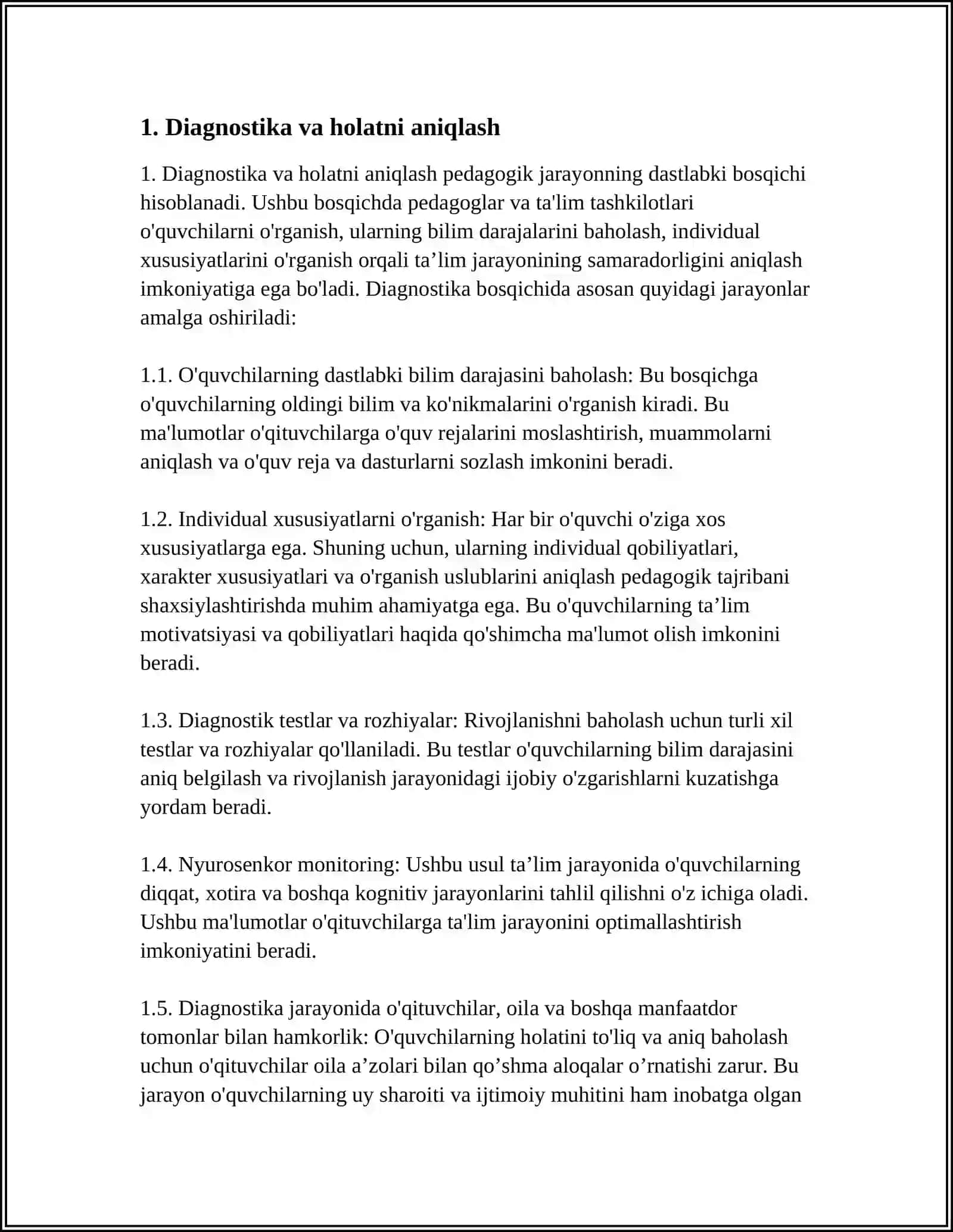 YAXLIT PEDAGOGIK JARAYON BOSQICHLARI 3