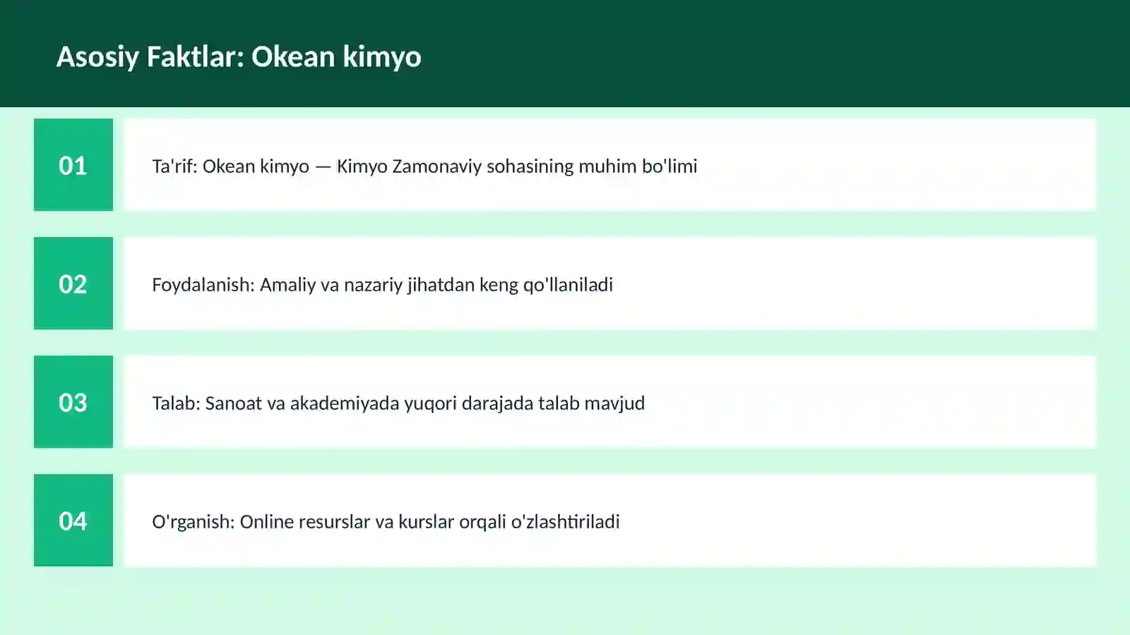 Okean kimyo 3